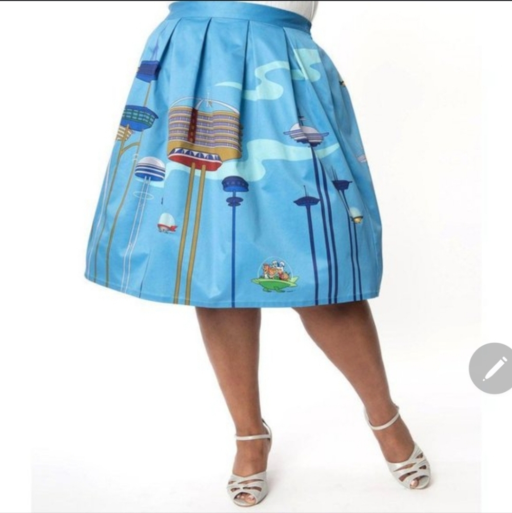 Unique Vintage x Jetsons Skirt - NWT - 5X
